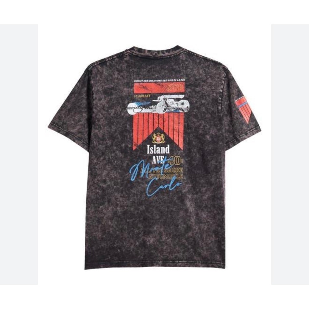 Island Avenue Marlboro Monte Carlo‎ Cotton Graphic Tee – Men's Small – NWT